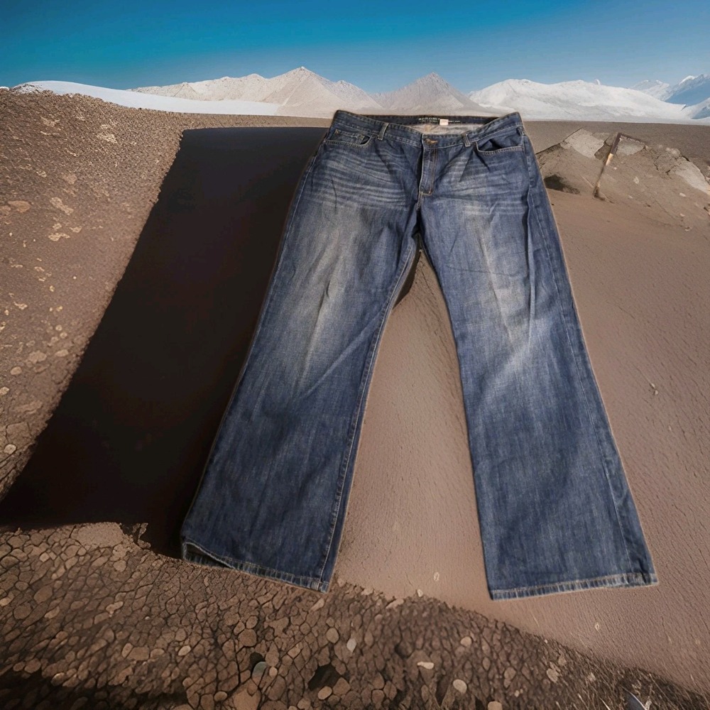 Sonoma Life Style Relaxed Blue Jeans Boot Cut 100% Cotton 42X32 0094